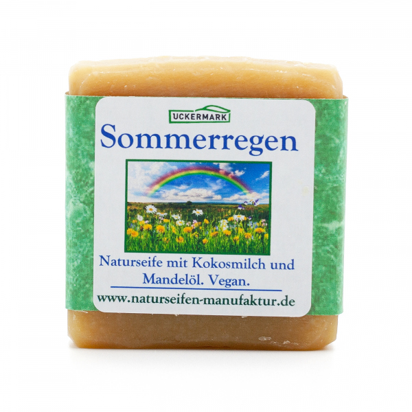 Mandelölseife mit Kokosmilch - vegan