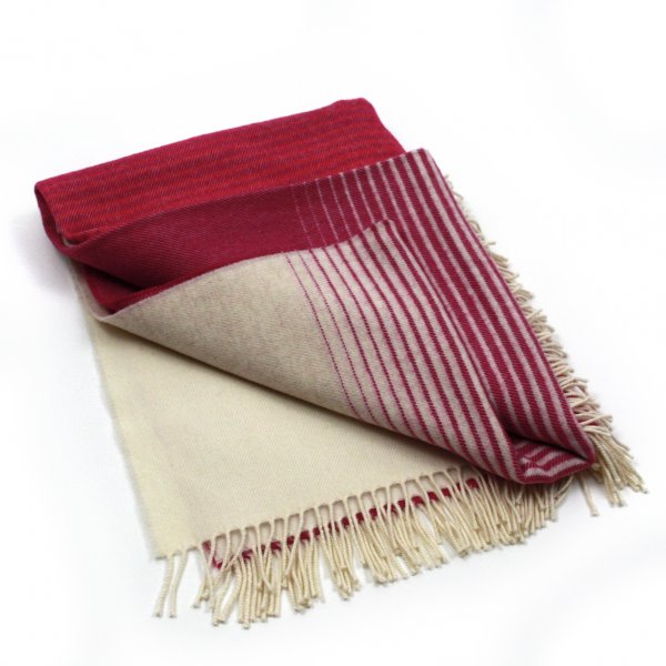 Wolldecke Merino - Fuchsia Ombré Supersoft