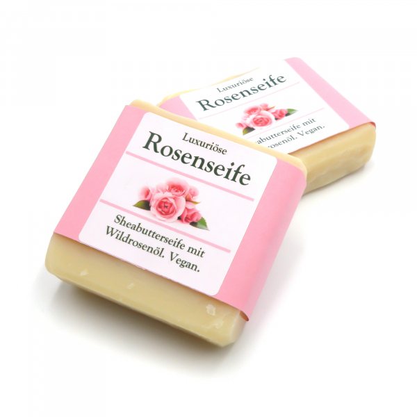Luxus-Rosenseife - vegan