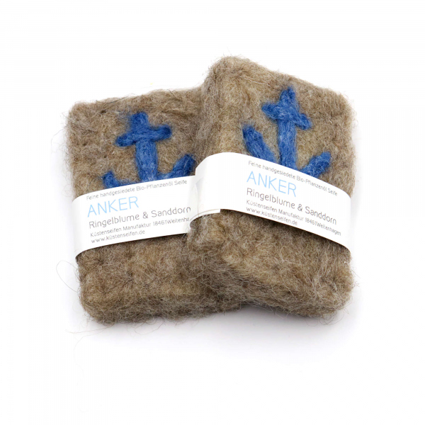 FILZSEIFE Ringelblume & Sanddorn